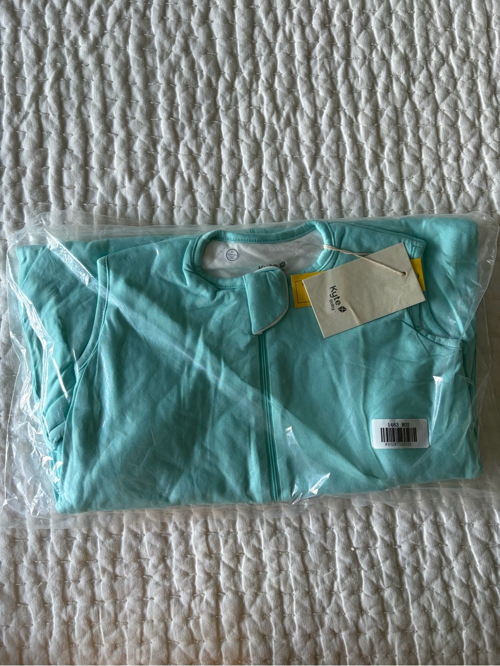 NIB Kyte Baby Bamboo Teal Robin Solid Sleep Sack Walker 1.0 TOG Size Medium